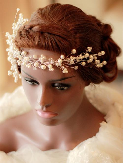 bridal hair wig