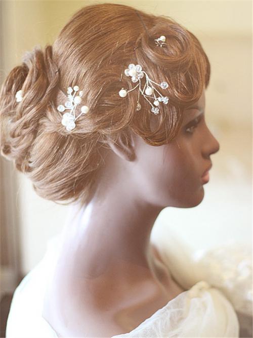 bridal hair wig